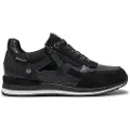 Refresh for woman. 17015902-NEGRO Sneakers 170159 black (36), 1 to 3 cm, Laces, Casual