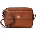 Ralph Lauren for woman. 431926645003 Leather shoulder bag Medium Marcy brown (OSFA), Casual