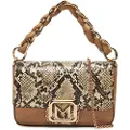 Marella for woman. 2513511066200 Lontra1 animalprint leather bag (OSFA), Casual, Animal Print