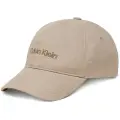 Calvin Klein Titlecase Emb Logo Linen Baseball Cap