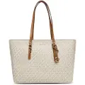 Michael Kors for woman. 30T5GQNT9B Quinn beige handbag (OSFA), Casual, PVC
