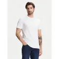 GUESS Basic Gueembossed Logo Kortarmet T-skjorte