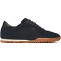 Hugo Boss for man. 50548707 Careton Leather Sneakers navy (45), Flat, Laces, Casual