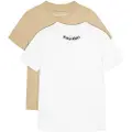 Calvin Klein Jeans Embro Logo Kortarmet T-skjorte 2 Enheter