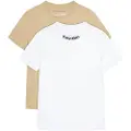 Calvin Klein Jeans Embro Logo Kortarmet T-skjorte 2 Enheter