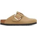 Birkenstock for woman. 1030425 Boston Big Buckle Leather Clogs beige (39), Flat, None, Casual