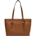 Michael Kors for woman. 30T5GQNT2L Leather bag MD EW Tote black (OSFA), Brown, Casual