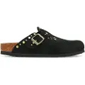Birkenstock for woman. 1030491 Boston Rivets Leather Clogs black (38), Flat, None, Casual
