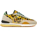 HOFF for woman. 22503003 Art animalprint leather trainers (41), Flat, Laces, Casual, Animal Print