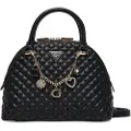 GUESS for woman. HWEG8679050 Everlee handbag black (OSFA), Casual, Polyurethane