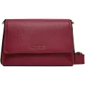 Michael Kors for woman. 30T5G8ZM1L Nessa small maroon leather shoulder bag (OSFA), Casual