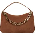 Twin-Set for woman. 252TB7162 Medium brown suede "Liliane" bag (OSFA), Casual