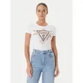 GUESS Triangle Palm Print Kortarmet T-skjorte