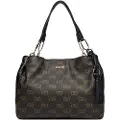 Liu Jo for woman. AF5113-E0053 Black monogram bag (OSFA), Casual, Polyurethane