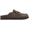 Twinset for woman. 252TCP210 Brown Sbot clogs (38), Flat, None, Casual