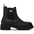 Tommy Hilfiger for woman. EN0EN02825 Chelsea Leather Ankle Boots black (38), 3 to 5 cm, None, Casual