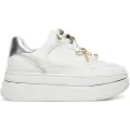 Michael Kors for woman. 43F5HYFS2L Hayes Leather Sneakers white (40), 3 to 5 cm, Laces, Casual