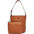 GUESS for woman. HWBG6974040 Meridian II Brown Bucket Bag (OSFA), Casual, Polyurethane