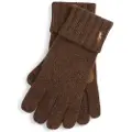 Ralph Lauren for man. 449959338005 Brown merino wool gloves (OSFA), Casual
