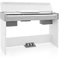 Gear4Music DP-7 Kompakt Digitalt Piano fra Gear4music Hvitt