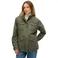 Superdry for woman. W5011997A Military Borg Jacket green (M), Casual, Cotton