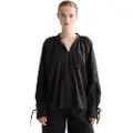 Scotch & Soda Lace And Ties Langermet Bluse