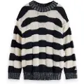 Scotch & Soda Loose-fit Chunky Striped Genser