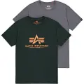 Alpha industries Basic Kortarmet T-skjorte 2 Enheter