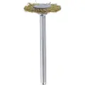 Dremel 535 - Kabelhjulbørste - 19 mm - lengde: 44 mm (en pakke 2) - for Dremel 200, 3000, 4000, 4200, 7700, 8100, 8200