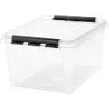 Smartstore Plastboks SmartStore Classic 31 gjennomsiktig - 32 liter med lokk 50x39x26 cm - (6 stk.)