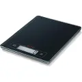 Soehnle Page Profi, Elektronisk kjøkkenvekt, 15 kg, 1 g, Sort, Sølv, Glass, LCD