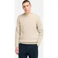 Timberland for man. TB0A2CEQEGM1 Phillips Brook beige cable crew neck jumper (3XL), Casual, Wool