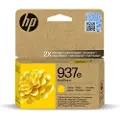 HP blekkgul 1650 sider. No.937e ca 1650 sider, OJ 91x0/9700