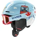 Uvex Viti Set, Skihjelm + Skibriller, Junior, Light Blue Birdy