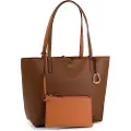 Ralph Lauren for woman. 431795329002 Reversible Tote Medium brown reversible bag -28x40,6x12,7cm (OSFA), Casual, Polyurethane