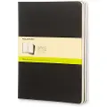 Moleskine Cahier, monokromatisk, svart, 120 ark, 70 g/m², innbundet, universell