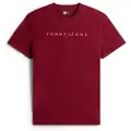 Tommy Hilfiger Linear Logo Regular Fit Kortarmet T-skjorte