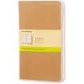 Moleskine QP418, Brun, 80 ark, Matt, Heftet, Voksen