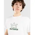 Autumn Headwear Mindful Mtn T-skjorte hvit