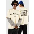 Another Cotton Lab Another Oversize Double Layer Longsleeve Langermet T-skjorte