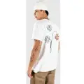 Monet Skateboards Same Roots T-skjorte hvit
