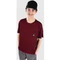 Element Icon Label Pocket T-skjorte rød