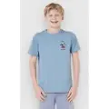 Rip Curl Search Icon Kids T-skjorte blå
