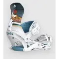 Jones Snowboards Aurora Art 2026 Snowboardbinding hvit