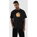 Monet Skateboards Breakfest Boxy T-skjorte svart