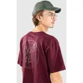 Santa Cruz Topo Dot T-skjorte rød