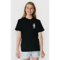 Rip Curl Search Icon Kids T-skjorte svart