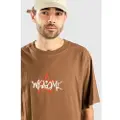 Welcome Vega Garment Dyed Knit T-skjorte brun