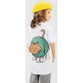 Blue Tomato Yarned Around Kids T-skjorte hvit