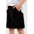 Blue Tomato Cord Kids Shorts svart